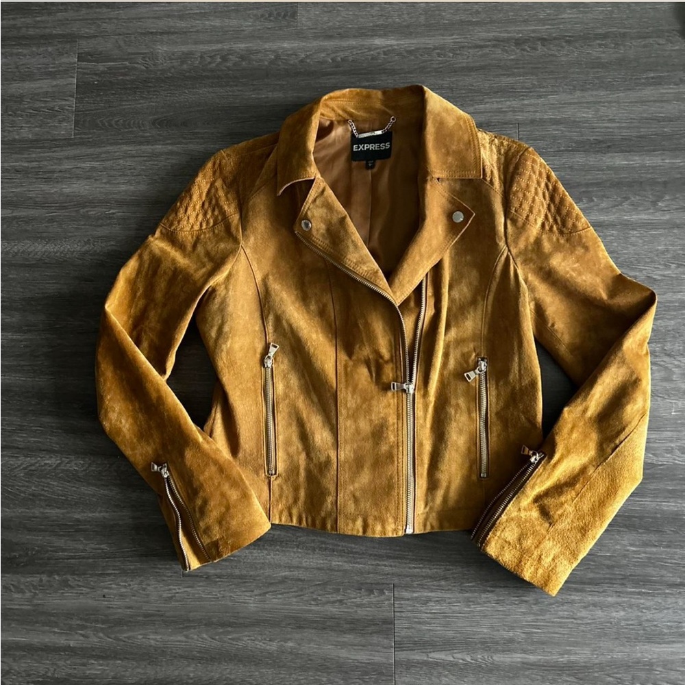 EUC EXPRESS GENUINE SUEDE MOTO JACKET